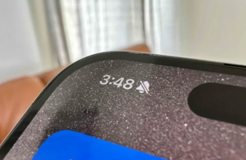 新余苹果15pro维修站分享如何隐藏iPhone15Pro上静音铃声图标 